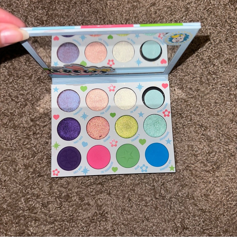 Colourpop powerpuff girls palette edited